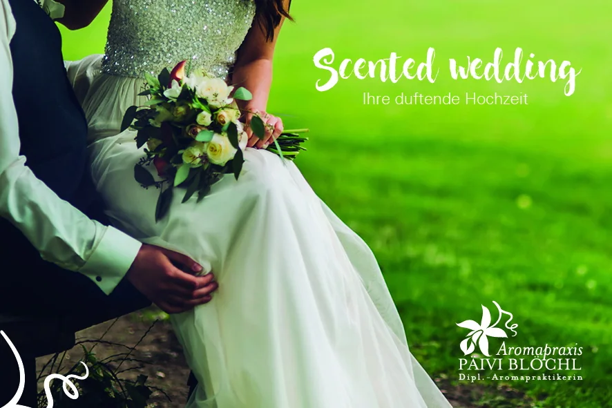 Scented Wedding — Ihre duftende Hochzeit, Brautpaar mit Brautstrauß